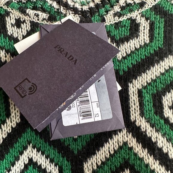 Men's Prada Geometric Pattern Sweater - Picture 2 of 7